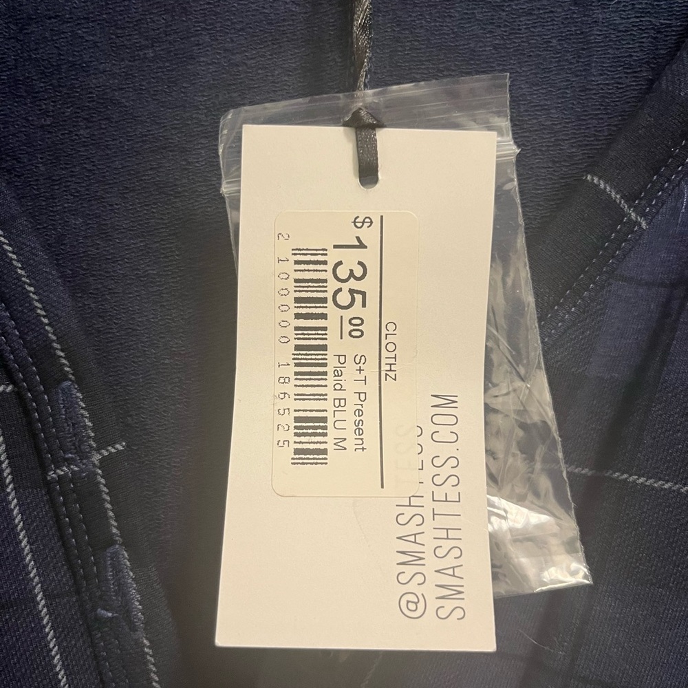 Smash and Tess romper plaid long sleeve - Picture 5 of 5